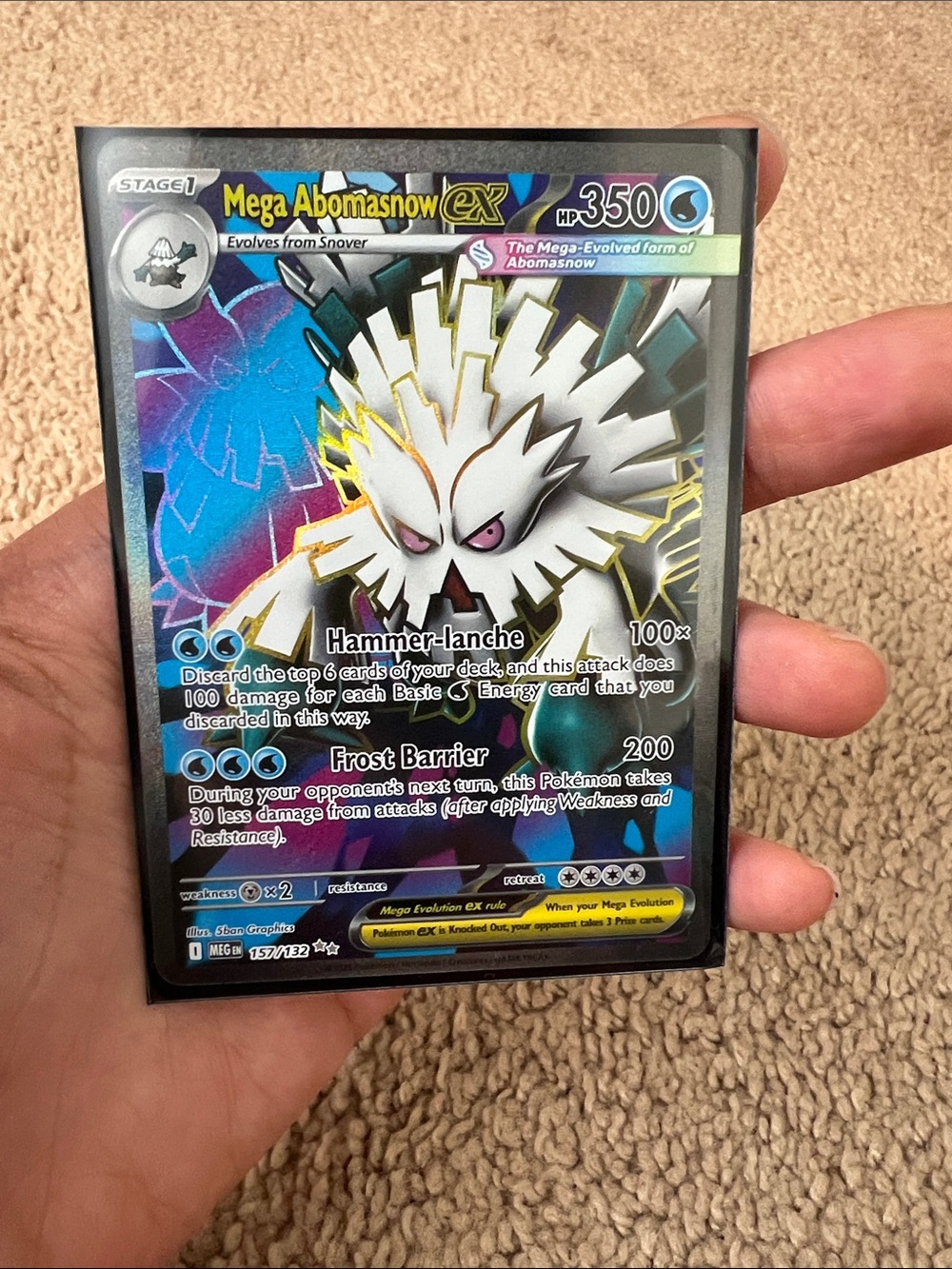 Pokemon mega abomasnow Ex